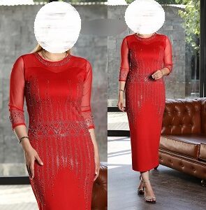 ماکسی مجلسی سایز بزرگ ثمینا
