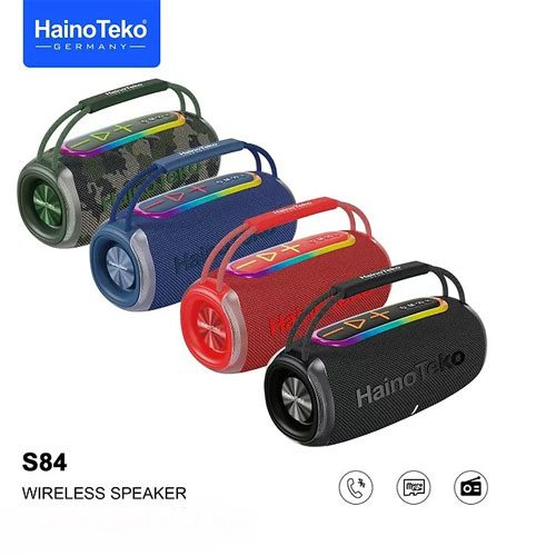 اسپیکر بلوتوثی هاینوتکو مدل S84 قابل حمل (2) اسپیکر بلوتوثی هاینوتکو مدل S84 قابل حمل