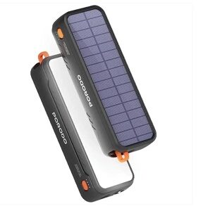 پاوربانک 20000 هزار خورشیدی پرودو مدل Porodo Solar-Powered