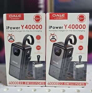 پاوربانک 40هزار Oale مدل Y40000